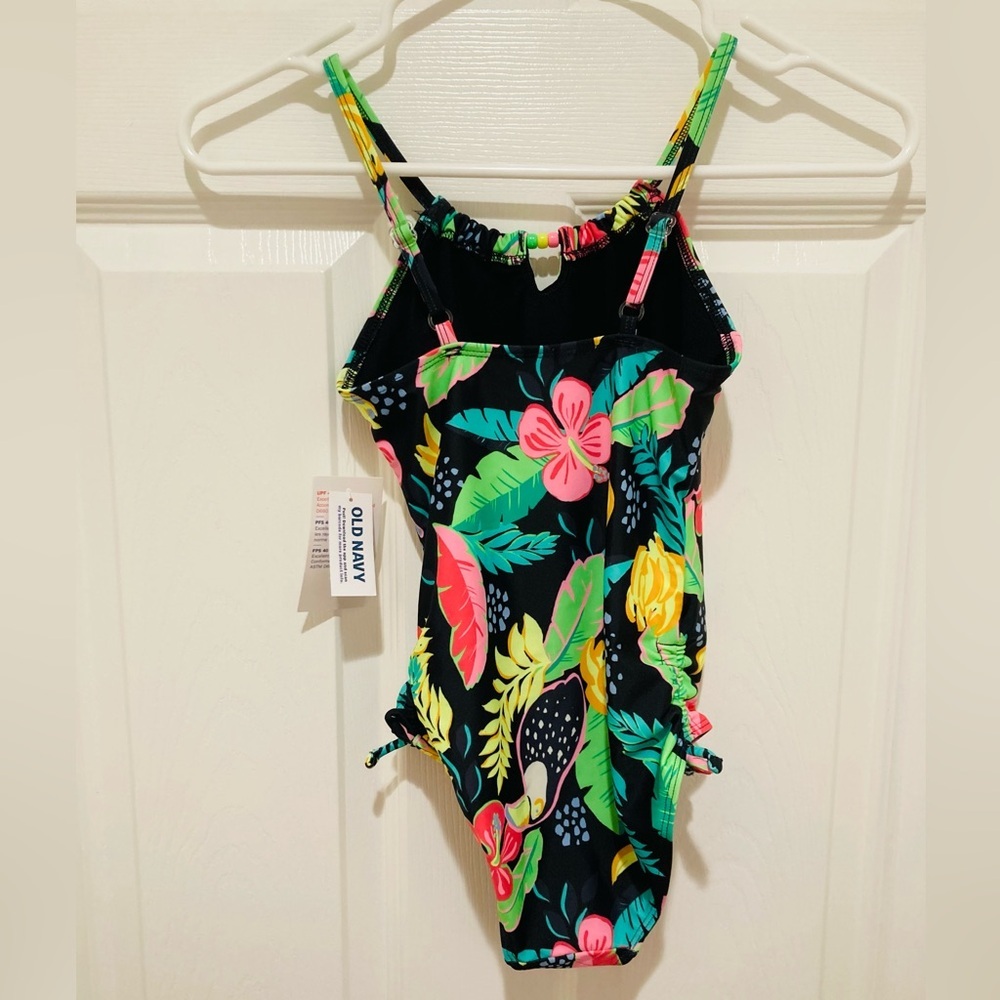 NWT Old Navy size M (8) Tropical Kids One Piece Swimwear - Picture 2 of 8